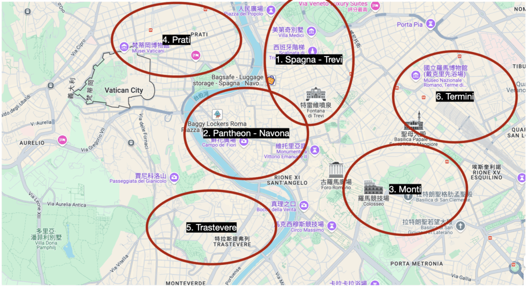 羅馬住宿